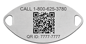 QR Code Classic Medical ID Bracelet, , pemblem image number 0
